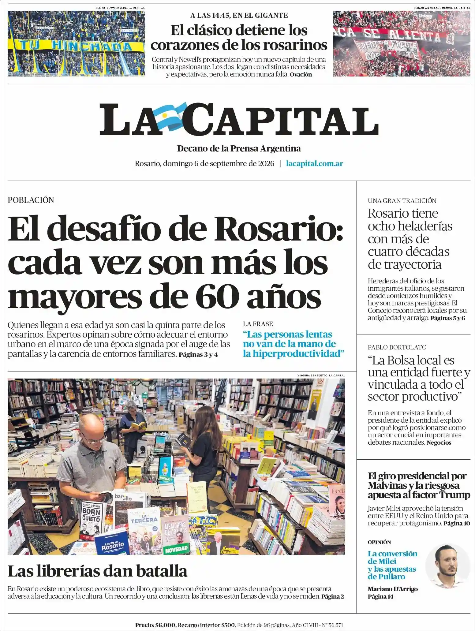 Evolucion Streaming | COOPERATIVA KEOKEN - Tapa del diario La Capital Rosario