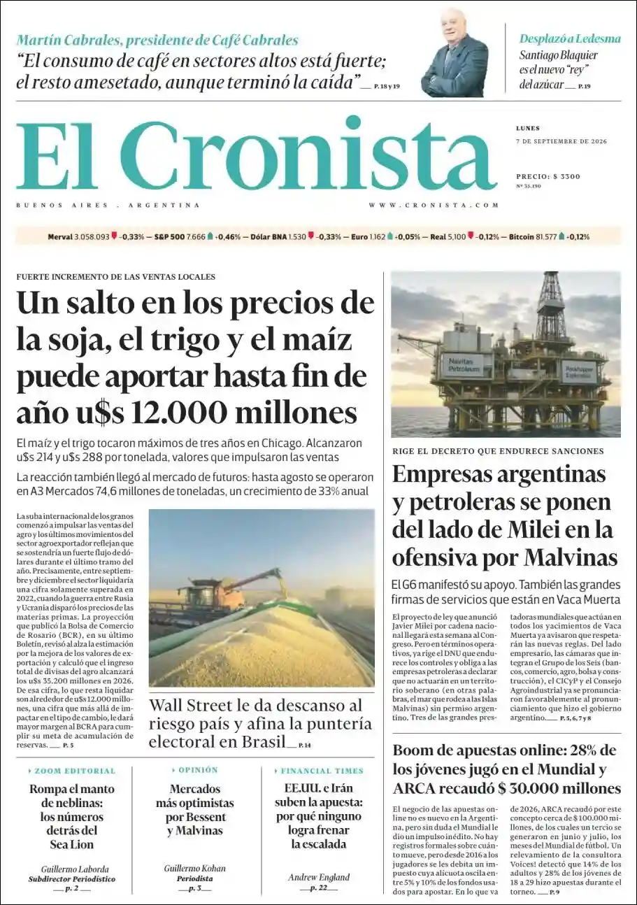 Evolucion Streaming | COOPERATIVA KEOKEN - Tapa del diario Cronista