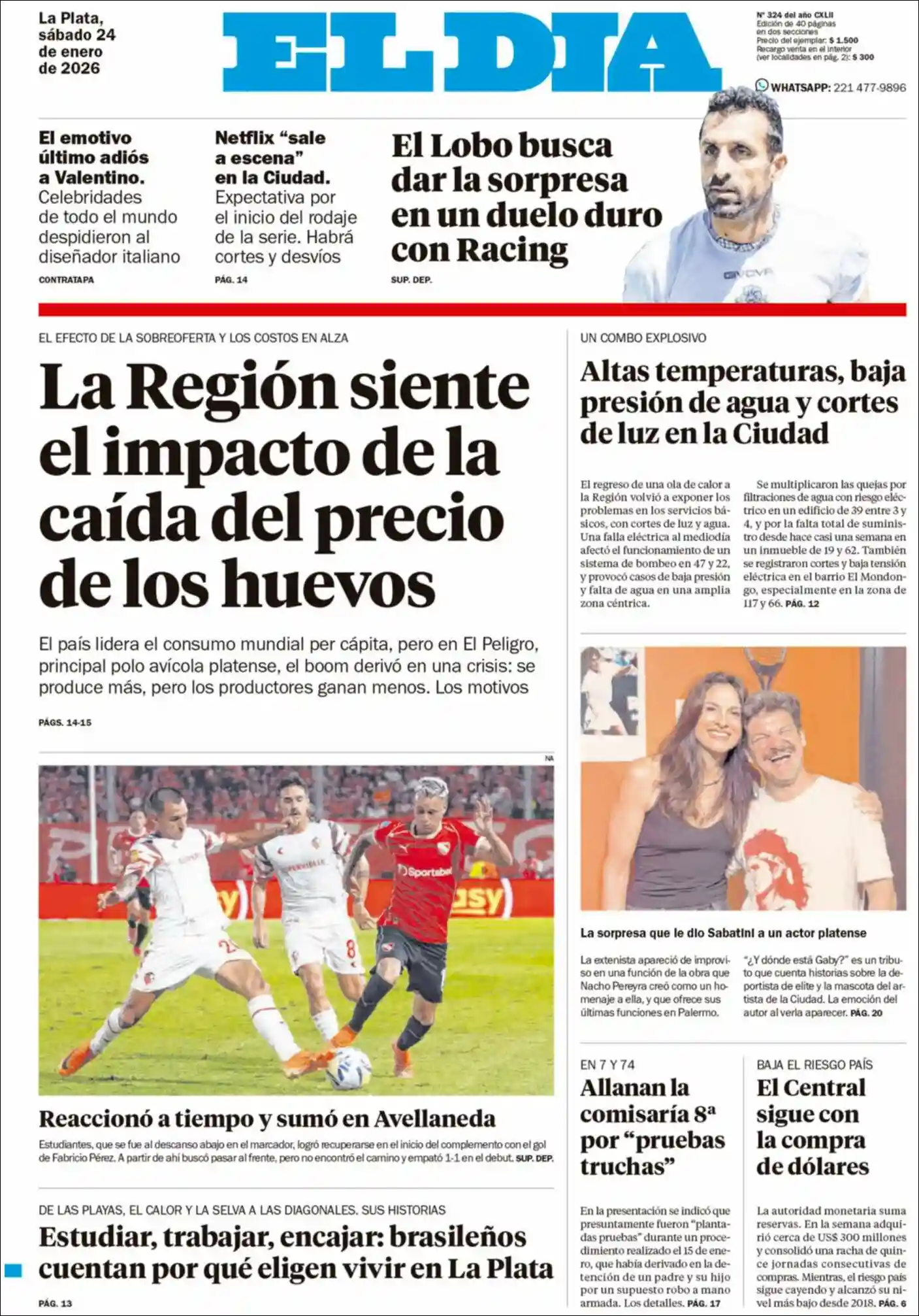 Evolucion Streaming | COOPERATIVA KEOKEN - Tapa del diario El Dia